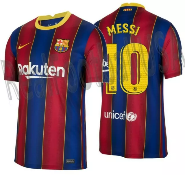 NIKE LIONEL MESSI Fc Barcelona Home Jersey 2020/21 £273.68 - PicClick UK