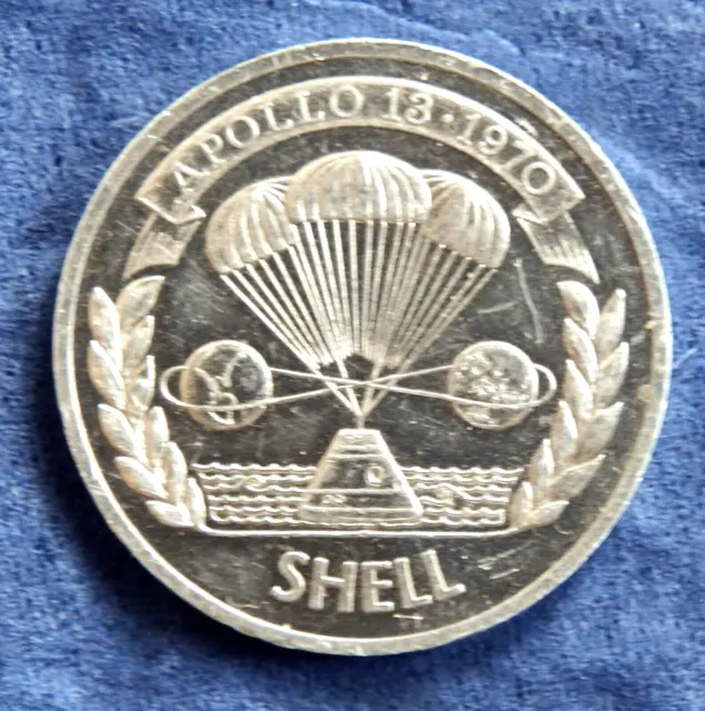 Deutschland?; Medaille, Shell: Apollo 13- Mission von 1970; Alu: 3,24 g