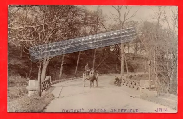 Sheffield Whiteley Woods & Cart Yorkshire Rp Publ John William Mottershall J.w.m