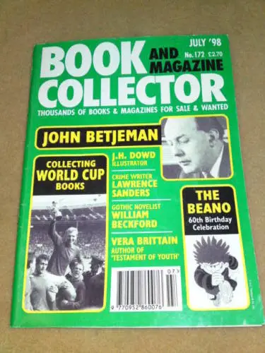 BOOK COLLECTOR - WORLD CUP BOOKS July 1998 #172