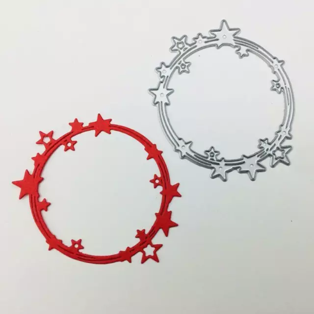 Star Circle Metal Cutting Dies Stencil Scrapbooking DIY Album Stamp Paper Card