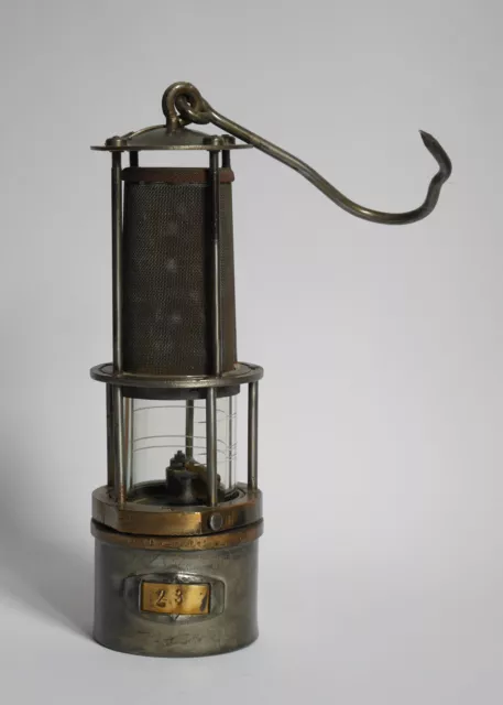 alte Grubenlampe Bergbau HSW "23"