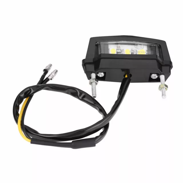 Motorcycle License Plate Light LED Number Plate Light Multi Use 12V Universal