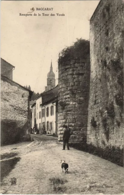 CPA BACCARAT ramparts de la Tour des Voues (989343)