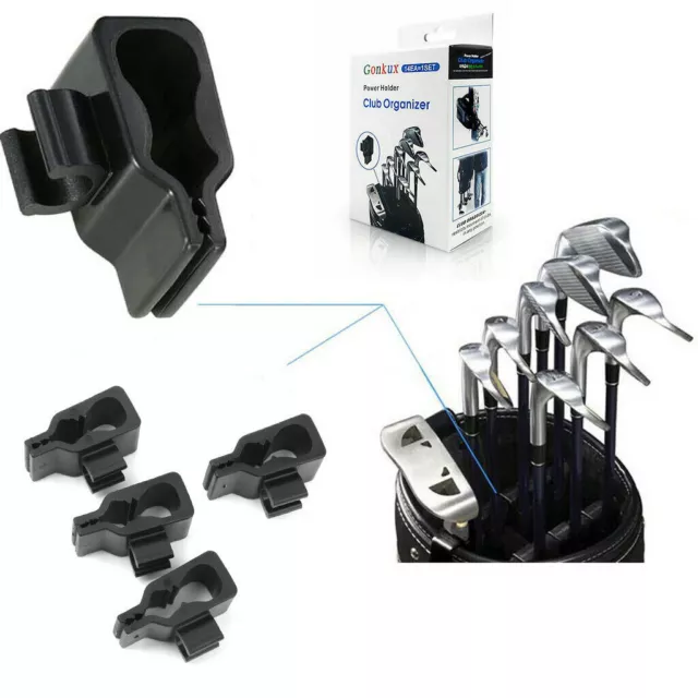 14Pcs Golf Bag Clip On Putter Clamp Holder Putting Organizer Club Ball Marker