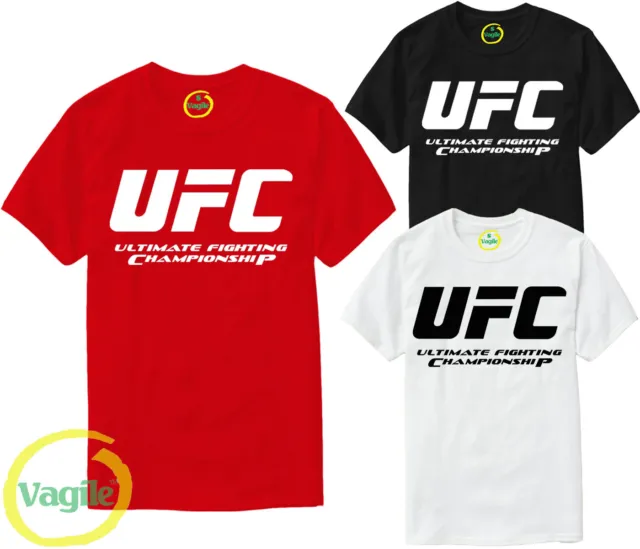 UFC Championship T Shirt McGregor MMA Thai Kick Boxing Gym Workout Gift Men Top
