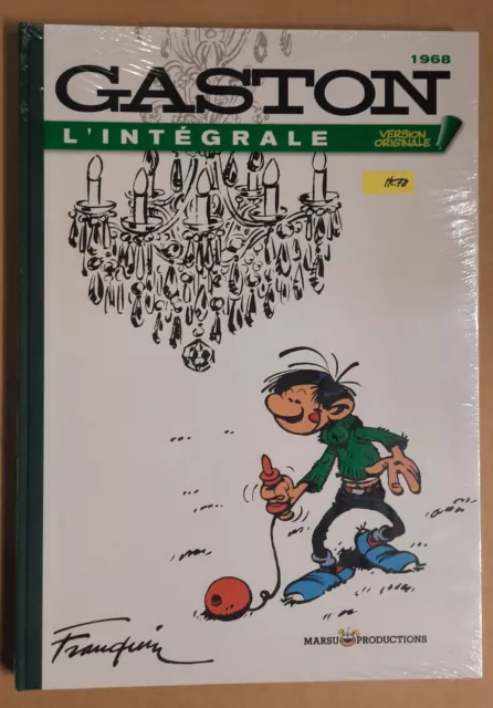 Franquin GASTON LAGAFFE INTEGRALE VERSION ORIGINALE VO 1968 EO NEUF sous BLISTER