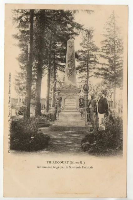 THIAUCOURT - Meurthe et Moselle - CPA 54 - Bergeret card memorial monument