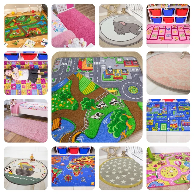 BUDGET KIDS CHILDRENS Play Mats Easy Clean Fun Interactive Learning
