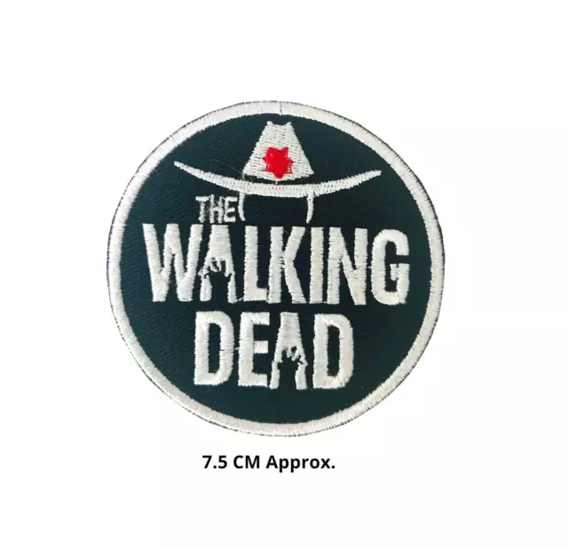 Zombies Horror The Walking Dead Embroidered Iron/Sew On Patch Batch Jeans N-304