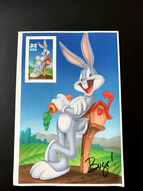 Rare Vintage 1997 USPS Warner Brothers Looney Tunes Bugs Bunny Stamp