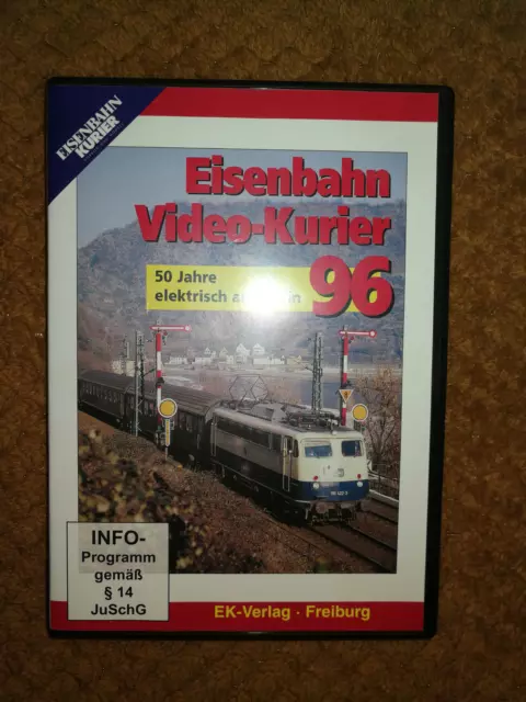 Eisenbahn Video Kurier 96 50 Jahre elektrisch am Rhein DVD Dampflok