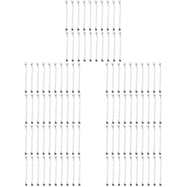 100 pz Collana Extender Catene Bracciale Extender Elegante