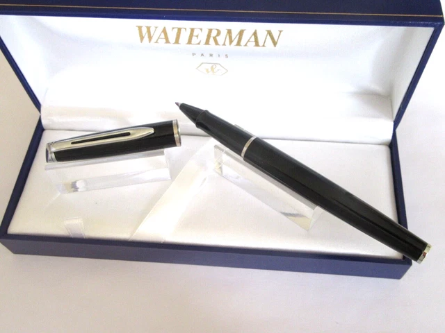 Stylo Bille Roller WATERMAN Etalon - Plaqué Or Tressé - Neuf Ancien Stock - Prestige