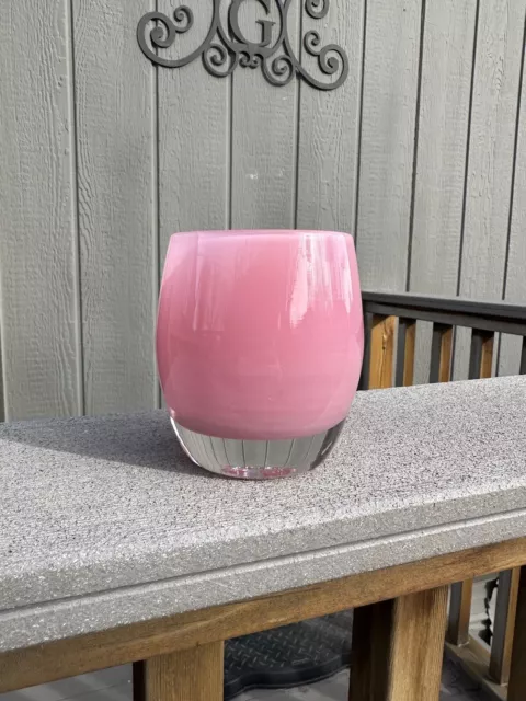 Glassybaby Evelyn Pink Glass Votive Candle Holder Breast Cancer Nordstrom *READ