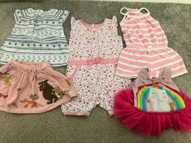 Baby Girls 9-12 Month Summer clothes Bundle