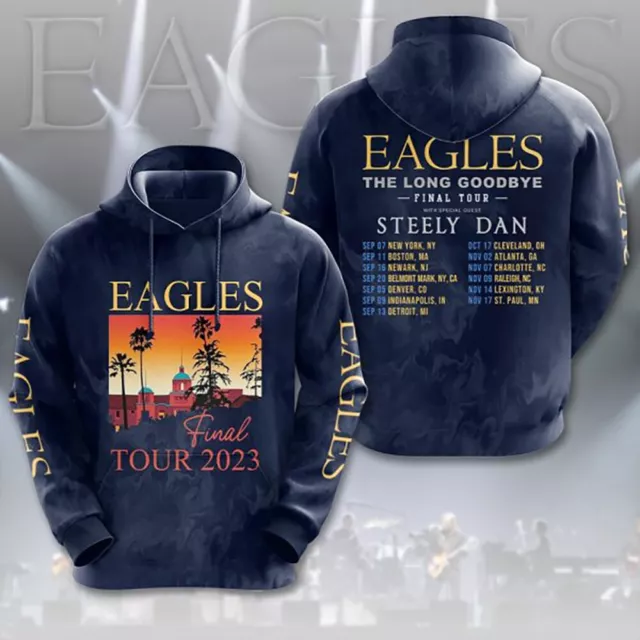 The Eagles Long Goodbye Final Tour Thank You For The Memories 3D Printed Hoodie