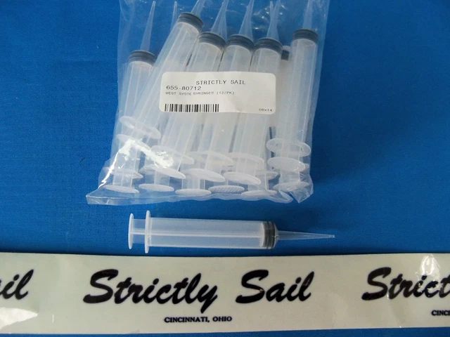 West System Syringes, 12 Pack