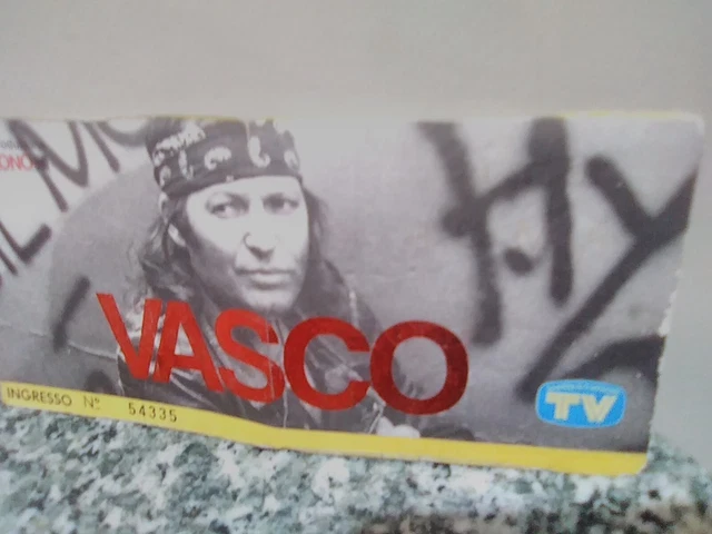 Biglietto VASCO ROSSI 21/09/1993 raro da collezione Roma PALAEUR palasport 2
