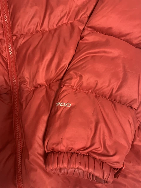 Giacca tampone The North Face da uomo rossa Nuptse piumino d'oca 700 taglia large 3
