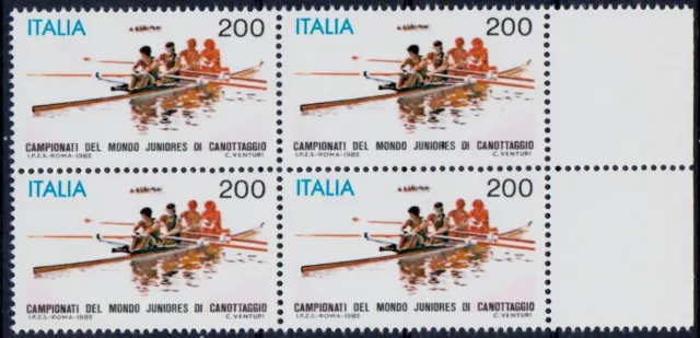 1982 - Italia  - Campionati mondiali di canottaggio  **  Quartina