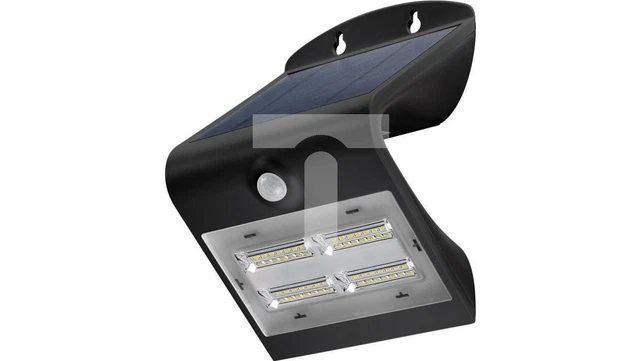 Lámpara de pared solar LED con sensor de movimiento, 3,2W, 45807/T2DE