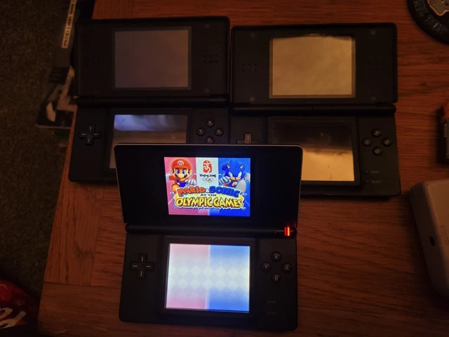 3 x  Job Lot Nintendo Ds Lite Games Console Bundle Spares Or Repairs