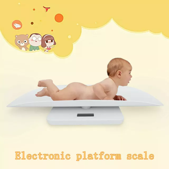 Baby Scale Toddler Digital Scale High Accuracy LCD Display Measures Max 220 lbs