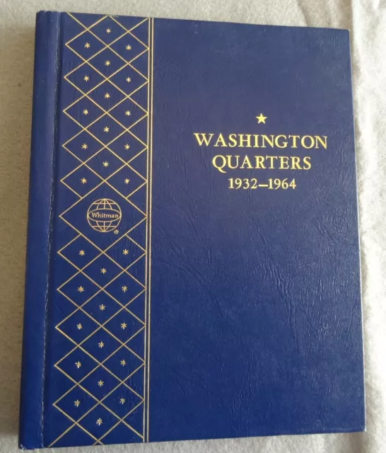 Used Whitman Classic 9418 Washington Quarters 1932-64 Album 4 Pages  No Coins