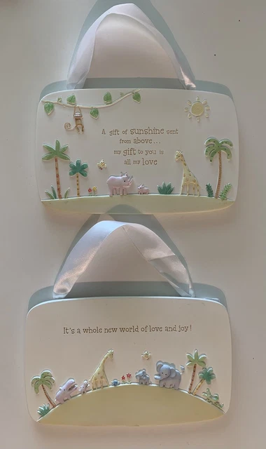2 - Grasslands Road Baby Nursery Wall Hangers