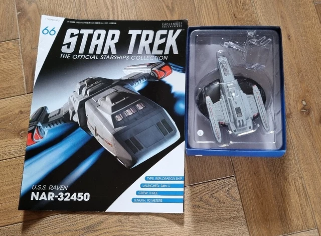 Star Trek Eaglemoss # 66 USS Raven NCC-32450. Never displayed