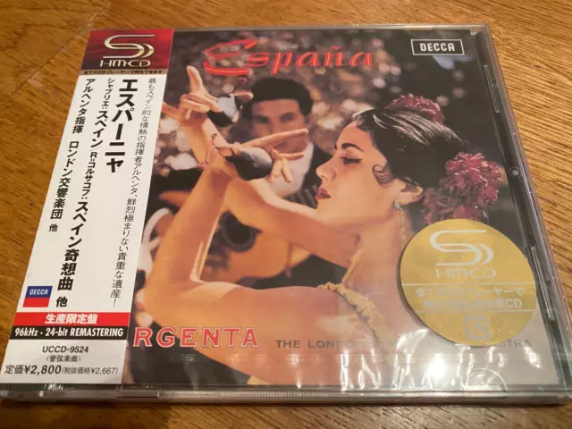 ESPANA Ataulfo Argenta Decca LSO SHM-CD Japan NEW TAS Super List Audiophile CD