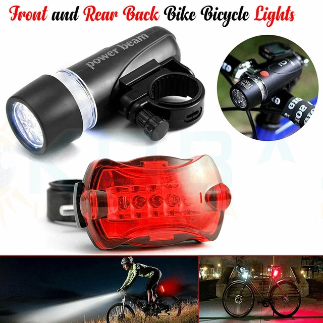 Éclairage du vélo Utilisation des VTT Flash Ensemble de feux de bicyclette