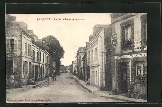CPA Les Aspres, Rue Notre-Dame et St-Martin