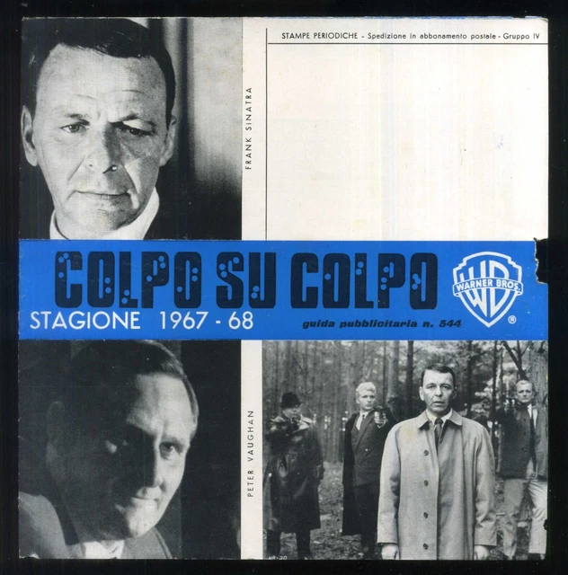 Cinema Guida Pubblicitaria Warner Bros - Frank Sinatra Peter Vaughan