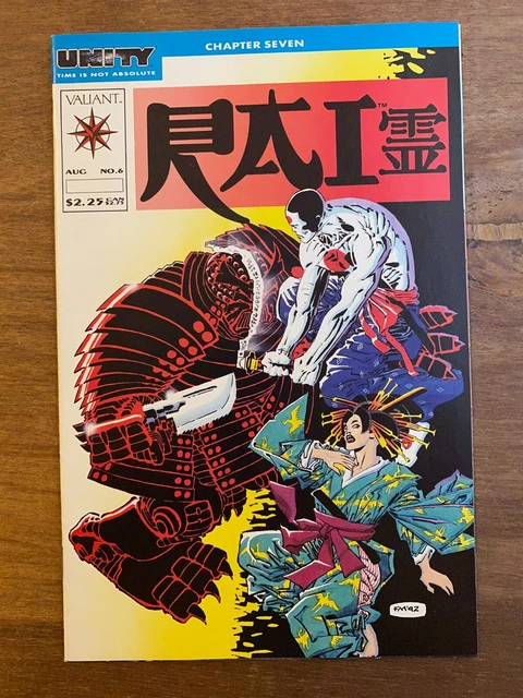 Rai #6 1992 Valiant Unity Chapter 7 Eternal Warrior Geomancer Magnus NM/VF