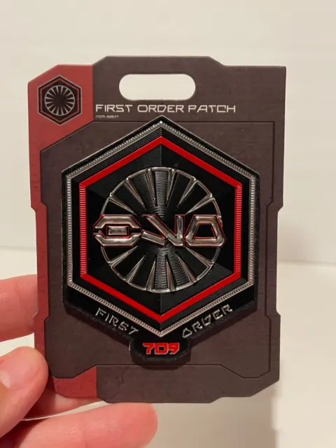 Disneyland Resort Star Wars Galaxy's Edge First Order Patch New