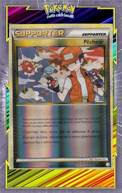 Pêcheur Reverse - HS01:HeartGold SoulSilver-92/123-Carte Pokemon Française
