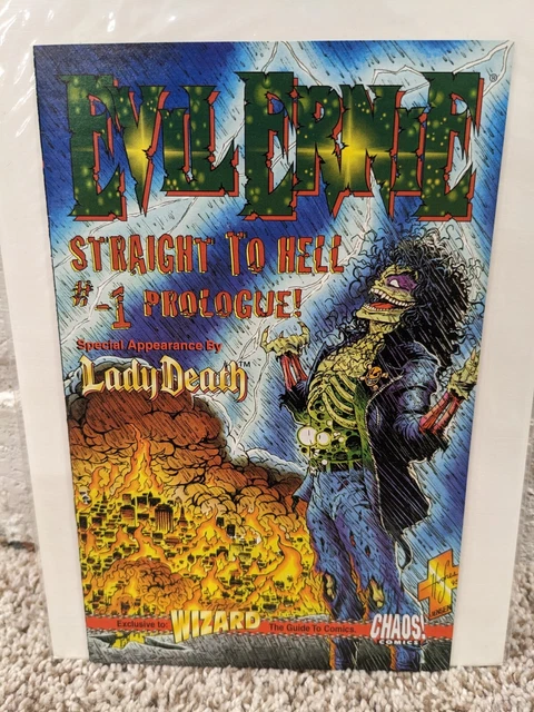 Evil Ernie 1 Straight To Hell Special Wizard Mini Ashcan Prologue -1 Chaos