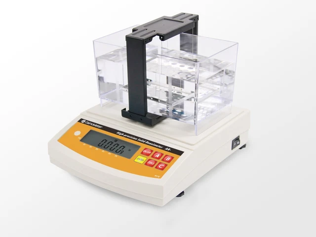 Digital Solid Density Tester For Polymer Rubber Plastic Rapid With Range 200g