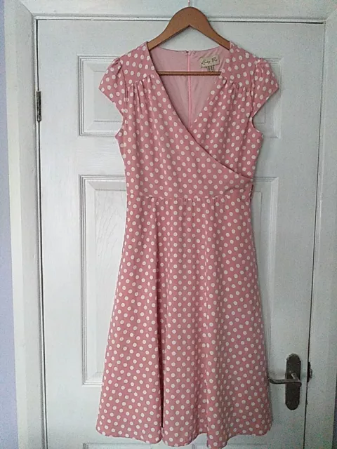 Lindy Bop Dawn  Polka Dot Dress Size 10