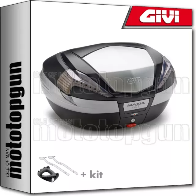 Givi Top Case Maxia 4 V56Nt + Porte-Paquet Honda X-Adv 750 2021 21