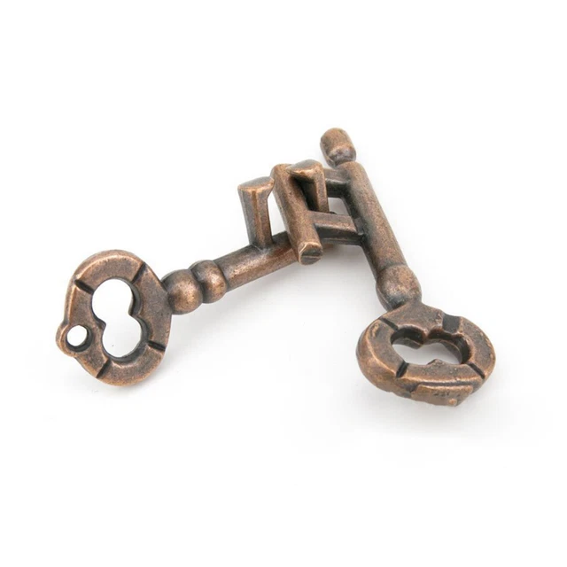 METALL PUZZLE CAST Schlüssel Schloss Knobelspiel Zauber Rätsel ...