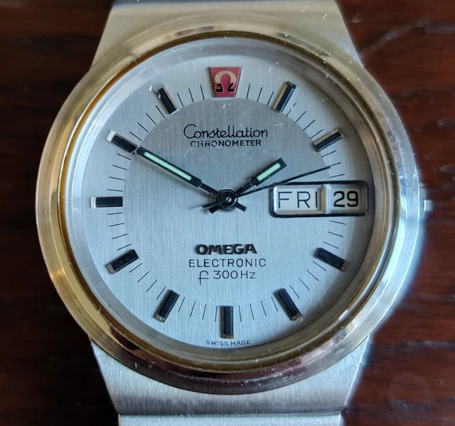 OMEGA CONSTELLATION CHRONOMETER F300hz Electronic Tuning Fork Watch omega-constellation-chronometer-f300hz-electronic-tuning-fork-watch