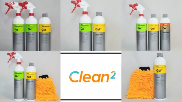 Clean² SET - Koch Chemie Gentle Snow Foam ProtectorWax Green Star Pol Star