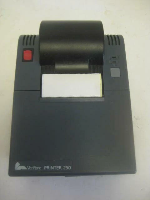 VeriFone P250 250 ID Card Dot Matrix Credit Card Machine Receipt Printer LN Mint