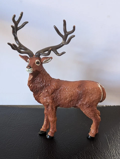 ELC LARGE 18CM Red Deer / Reindeer Animal Toy Play Figure - Small World ...
