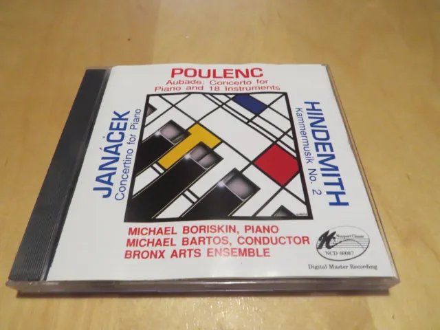POULENC/JANACEK/HINDEMITH - Piano Music - CD - Michael Boriskin/Michael Bartos