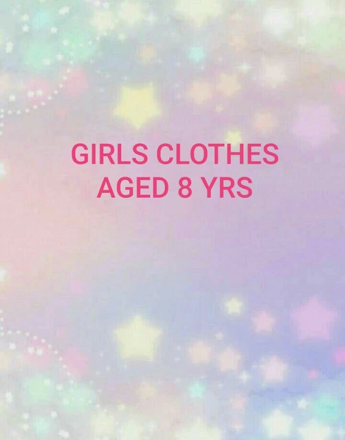 Abbigliamento ragazza età 8 anni fai il tuo pacchetto top pantaloncini gonne leggings ecc.