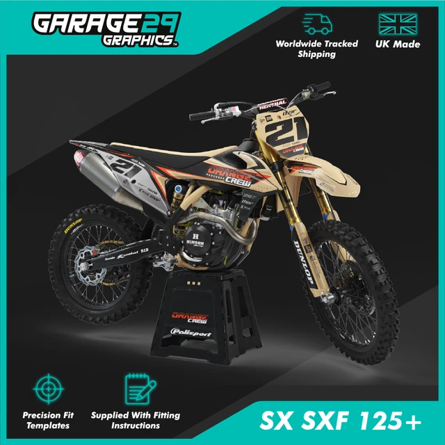 Kit Graphique NitroMX Pour KTM SX SXF 125 250 350 450 (2013-2015) Et SX 250 2016 - Design Thunder
